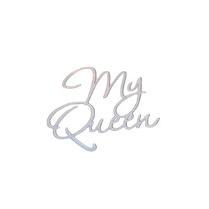 My <span class=keywords><strong>Queen</strong></span> Birthday <span class=keywords><strong>Queen</strong></span> Acrylique Miroir Or Argent Décoration de Gâteau pour Maman Fête des Mères Décoration de Gâteau d'Anniversaire - Product Image 4