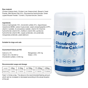 Compresse di Condroitina e Calcio per Animali Domestici, Supporto per la Mobilità Articolare di Cani e Gatti Anziani, Integratori per la Salute degli Animali - Product Image 4