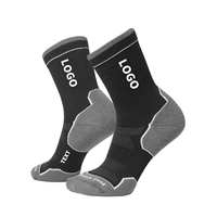 Chaussettes unisexes en laine mérinos Chaussettes d'hiver pour garder la chaleur Chaussettes de travail en plein air Chaussettes en laine avec logo personnalisé pour le trekking et la randonnée