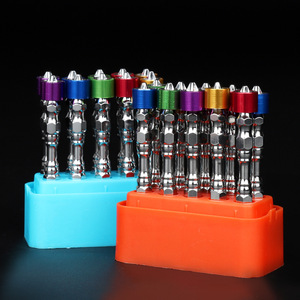 Weeks <b>Magnetic</b> S2 Steel Phillips Ph2 Double-Ended Screwdriver <b>Bit</b> Set With Aluminum Ring For Electric <b>Drill</b> - Product Image 1