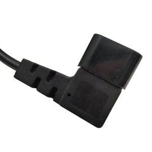 Câble d'alimentation IEC C14 vers C13 à <span class=keywords><strong>angle</strong></span> droit, gain de place, 10A 250V, pour serveur, PDU, moniteur et PC de bureau - Product Image 3