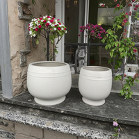 Grosir Pot Pot bunga desain minimalis Pot pembakaran keramik dalam ruangan besar untuk penggunaan Rumah & Taman di lantai dari Vietnam