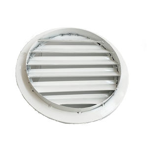 Tapa de pared de campana de acero inoxidable, salida de válvula de disco de <span class=keywords><strong>aire</strong></span> <span class=keywords><strong>acondicionado</strong></span> redonda, <span class=keywords><strong>cubierta</strong></span> de conducto de ventilación Hvac ajustable - Product Image 2