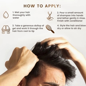 Gel per Capelli alla Lavanda con Olio Essenziale e Vitamina B5, a Base d'Acqua, Tenuta Flessibile per Capelli Ricci, Mossi e Crespi, Set per la Cura dei Capelli - Product Image 3