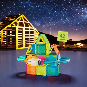 Puzzle 3D personnalisable aimant tuile espace dirigeable lancement développement cerveau jeu bloc jouet ensembles <span class=keywords><strong>Construction</strong></span> et modèle jouet - Product Image 2