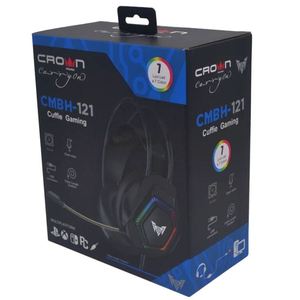 Auriculares para Juegos Crown Micro con Micrófono e Iluminación LED - Product Image 3
