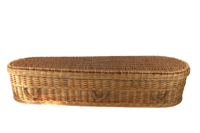 Sauce hecho a mano para funerario, de mimbre de estilo europeo, barato, venta al por mayor