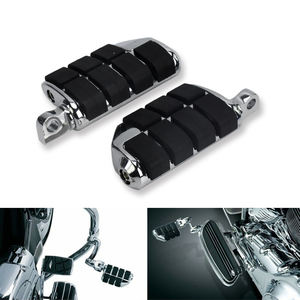Clavijas de pie de montaje macho Universal para motocicleta 1,25 "32mm reposapiés para Harley Sportster Touring Softail Dyna Suzuki - Product Image 5