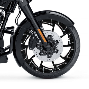 Jante forgée noire <span class=keywords><strong>à</strong></span> 10 rayons pour modèles <span class=keywords><strong>Harley</strong></span> Road King, Street Glide, Electra Glide Touring 2008+ - Product Image 4