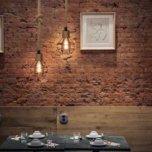 Lampada a sospensione a doppia corda nautica Vintage industriale retrò lampada a sospensione per ristorante commerciale - Product Image 6