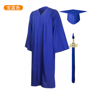 Jing Zherui Graduation Gown <b>Set</b> Adult Unisex Woven Fabric With Label And Tags For High School University Master <b>Doctor</b> Degree - Product Image 4