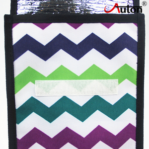 Professional Manufacture Insulated Collapsible Kids <b>Cooler</b> Lunch Food Travel Cool Storage Striped Polyester <b>Material</b> - Product Image 5