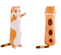 Vente directe usine – Adorable coussin en peluche chat en gros pour chambre, salon, cadeaux promotionnels d'anniversaire – Anti-stress