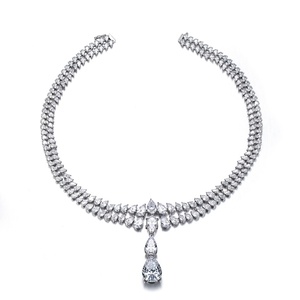 Messi Customization 18K White <b>Gold</b> Moissanite Jewelry Earring Necklace <b>Bracelet</b> Ring Set - Product Image 5