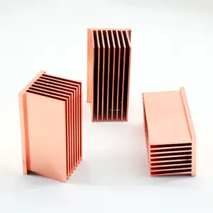 散热器金sodimm方形发光二极管铝电子散热器铜针粘结翅片型材