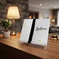 Tarjeta de Acceso Inteligente sin Contacto NFC 1K Chip 13.56MHz RFID PVC Impermeable para Hotel con Código QR para Control de Acceso a Ascensores Ecológica
