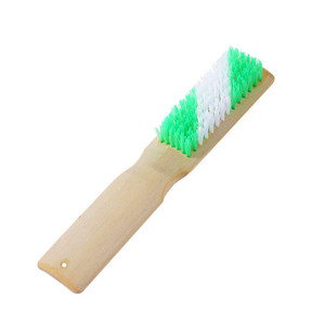 Cepillo para zapatos con mango largo, cerdas de nailon de madera, limpieza de zapatos, ropa, suelo, 3 piezas, color aleatorio - Product Image 5