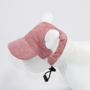 Gorra de Béisbol para Mascotas, Perros y Gatos, Diseño Deportivo Moderno, Ajustable, de Pana, con Orificios para las Orejas, para Invierno/Primavera/Verano, para Caminar en la Playa - Product Image 6