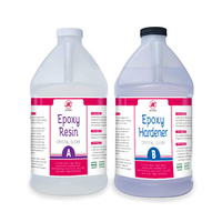 Résine Époxy Gallon pour Art, Artisanat et Boiseries – Kit d'Art Sans Bulles, Non Toxique, Résistante aux UV, pour Moulage