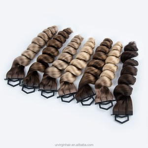 Nastro a doppio nastro disegnato <span class=keywords><strong>extension</strong></span> <span class=keywords><strong>capelli</strong></span> lunghi 14 "-30" Raw Russian Body Wave molto appiccicoso nastro di colla americana nelle estensioni 100 <span class=keywords><strong>capelli</strong></span> umani - Product Image 3