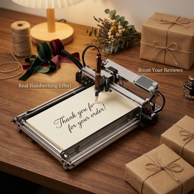ACTION Writing Drawing Robot Machine A4 Size Automatic Paper Feeding Wave Soldering Equipment Corexy Standard Version PLC Core