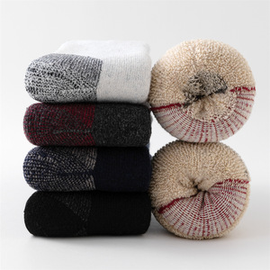Merino Wool <b>Knee</b> <b>High</b> <b>Socks</b> Men's Winter Warm Outdoor Sports <b>Socks</b> Size 40-45 Black Navy Blue Dark Gray White Khaki - Product Image 4
