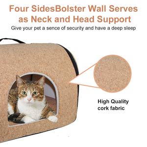 Novedades: Cama para Gatos 2 en 1, Moderna, Tipo Cueva, Transportín para Gatos, Práctica Cama Cueva para Gatos de Interior y Exterior - Product Image 3