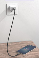Kabel PD LED 5A tipe C, kabel pengisian daya Cepat tipe aktif 100w Usb C ke Usb C