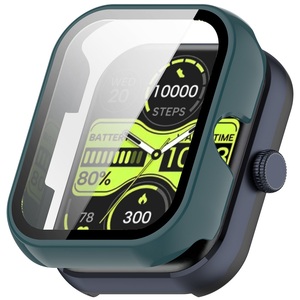 Funda protectora de pantalla 2 en 1 con película de vidrio templado, carcasa de borde duro para <span class=keywords><strong>Haylou</strong></span> Watch 4 HF011, funda protectora para PC - Product Image 3