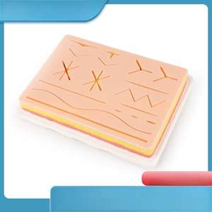 Coussin d'entraînement en silicone épaissi pour la suture - Module de simulation de plaies multi-motifs pour la formation des étudiants en médecine - Product Image 4