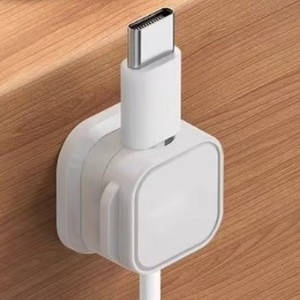 Clip magnétique pour câble, support de cordon réglable, organisateur de câbles sous le bureau, gestion des câbles, organisateur de fils, support de câbles pour mur et table - Product Image 3
