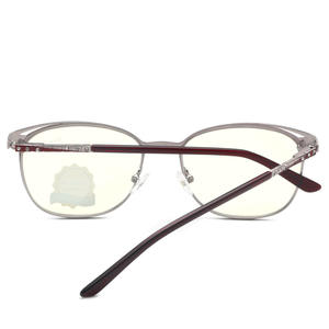 Gafas de vista ovaladas de montura completa Grey Jack para mujer, modelo 9010 con bloqueo de luz azul, talla adulta XS9010 - Product Image 1