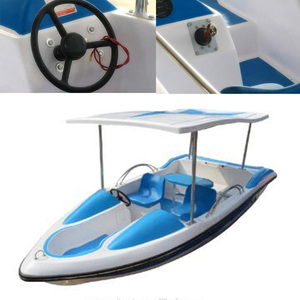 อุปกรณ์ทางน้ำ แบตเตอรี่ เรือไฟเบอร์กลาส รับน้ำหนักได้ 400 กก. บรรทุกผู้โดยสาร 4-5 คน - Product Image 5