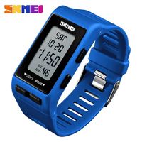 SKMEI 1362 Grosir shenzhen unisex jam tangan digital terbaik tali PU tahan air tampilan LED jam tangan kasual desain