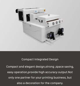 <span class=keywords><strong>Precio</strong></span> barato de fábrica 30 40 60 80 cm dos cabezas 2400DPI tinta fluorescente DIY camiseta con capucha gorra bolsa DTF máquina impresora de ropa - Product Image 2