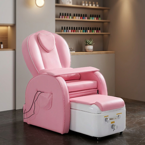 Fauteuil de pédicure électrique de luxe avec télécommande, massage complet du corps et système de soin des pieds pour salon de manucure - Product Image 1