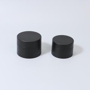 Chất Lượng Tốt 15G 30G Màu Đen Matte Bề Mặt PP Vòng Hình Nhựa Jar UV Gel <span class=keywords><strong>Container</strong></span> Chăm Sóc Da Bao Bì - Product Image 1