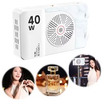 Lampe de remplissage portable LED bicolore 40W pour appareil photo, lampe vidéo de studio photo 4400mAh avec poignée pour photographie sur caméra, en plastique