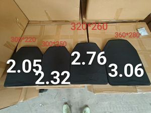 Armure tactique avec télécommande, noire, 30x25cm, <span class=keywords><strong>plaque</strong></span> balistique légère en PE rigide et céramique SIC - Product Image 2