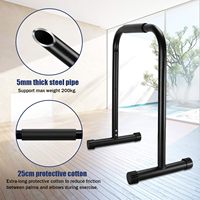 Fitness égaliseur parallettes set bars pushup stands poignées musculation gymnastique barres parallèles