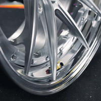 Jantes de voiture concaves en alliage d'aluminium forgé brossé, neuves, 2 pièces, 17-24 pouces, 6x139.7 5x114.3 5x120 130, compatibles avec