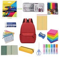Paquete de Útiles Escolares Personalizados, Juego de Papelería para Niños, Kit de Útiles Escolares