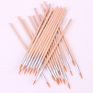 Pinceau <span class=keywords><strong>pour</strong></span> <span class=keywords><strong>peinture</strong></span> artistique en nylon, avec pointes pointues, à eau, <span class=keywords><strong>acrylique</strong></span>, 1 pièce, meilleure vente - Product Image 3