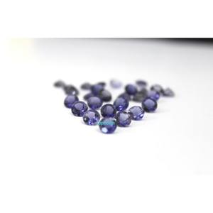 Gema de Rubí Natural de 1.5 mm, 0.018 Ct, Corte Diamante, Forma Brillante, Color Azul, Rellena de Fracturas, M K Corporation para Joyería - Product Image 2