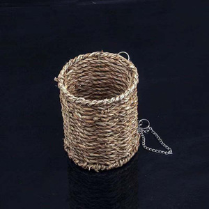 Gabbia per Animali Domestici Xuan Wind Summer Days, Nido in Legno Traspirante da Appendere, Letto Solido per Uccelli e Criceti, Rifugio Caldo per Animali - Product Image 4