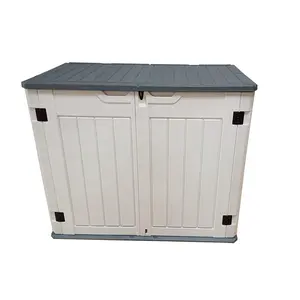 The new product storage cabinet can be used for indoor and outdoor storage of garden tools furniture and toys