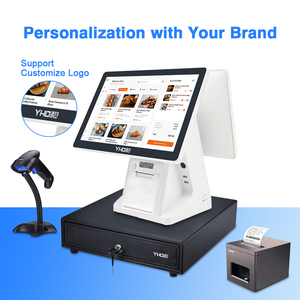 15.6 inch màn hình cảm ứng tiền mặt đăng ký được xây dựng trong 80 mét Máy <span class=keywords><strong>in</strong></span> <span class=keywords><strong>POS</strong></span> máy với 11.6/14/15.6 inch khách hàng hiển thị tùy chọn - Product Image 5