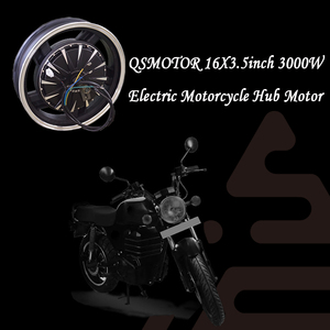 QSMOTOR 16X3.5inch 3000W V1.2 72V 90kph Electric Motorcycle Hub Motor <strong>Kits</strong> Electric Power <strong>Train</strong> With Motor Controller - Product Image 6
