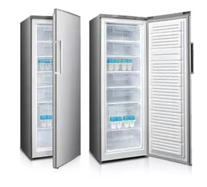 Nouvelle machine à glaçons verticale solaire DC24V 298L 255L 198L, production de 90 kg par jour pour la viande de poisson, la maison et le commerce, en stock, blocs de glace - Product Image 4