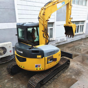 Mini-excavatrice Komatsu PC78US d'occasion de 7 tonnes avec lame de bouteur, petite excavatrice PC78 à Shanghai, Chine - Product Image 3